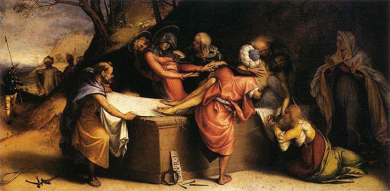 Lorenzo Lotto The Deposition oil painting image
